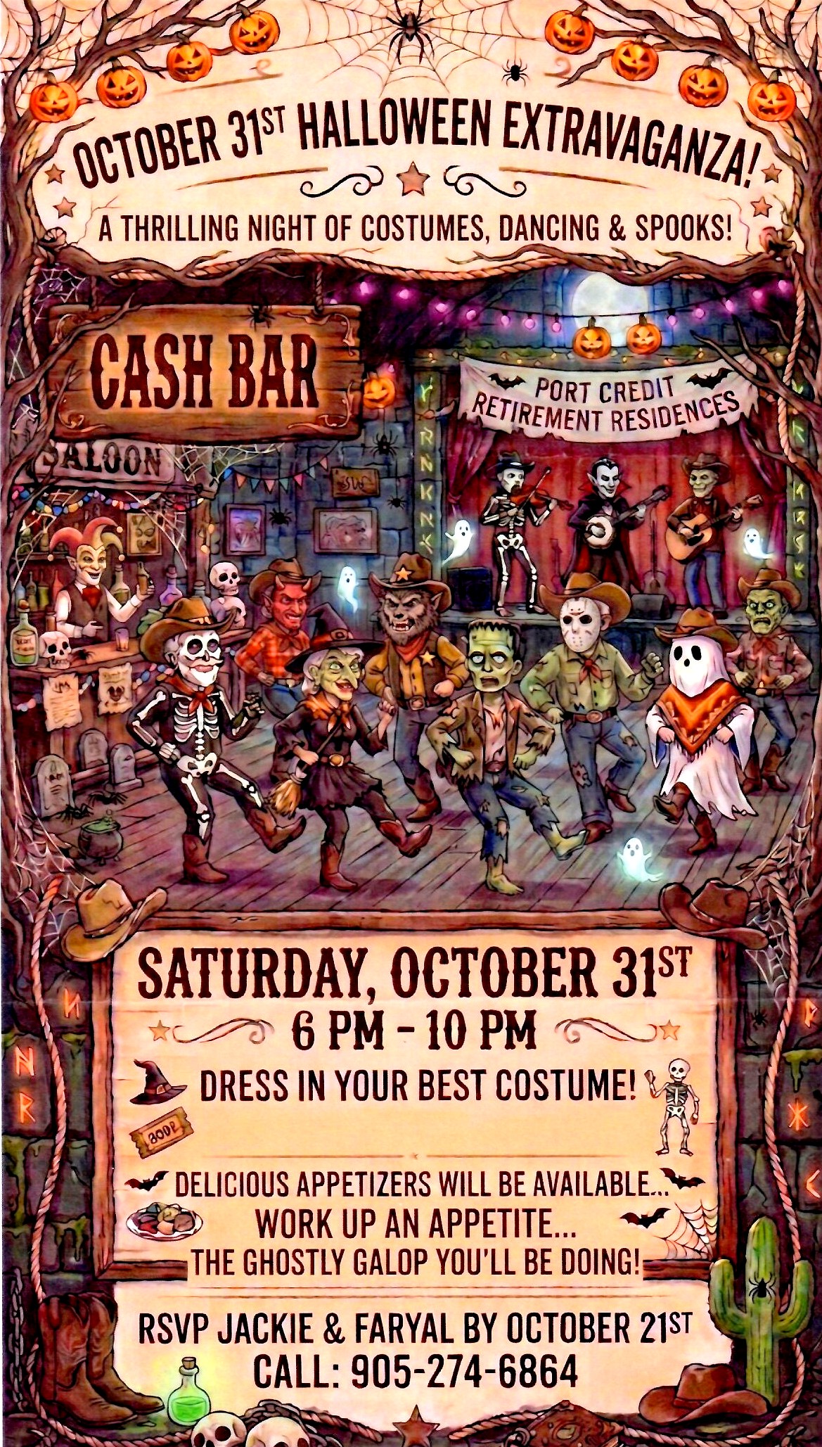 Oct 31st Halloween Extravaganza image source: Port Credit Residences